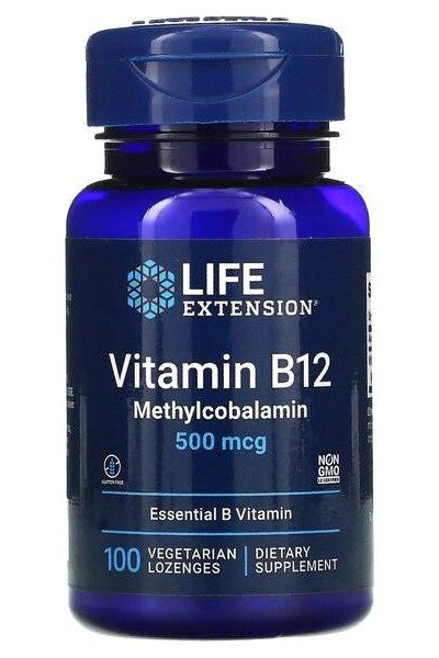 Life Extension - Vitamin B12 Methylcobalamin, 500mcg - 100