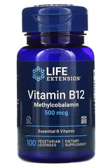 Life Extension - Vitamin B12 Methylcobalamin, 500mcg - 100