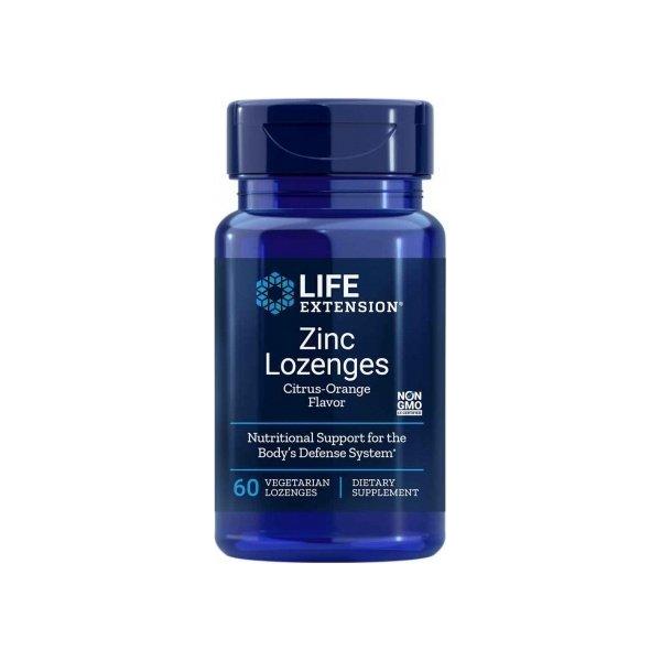 Life Extension - Zinc, Natural Citrus-Orange - 60 vegetarian