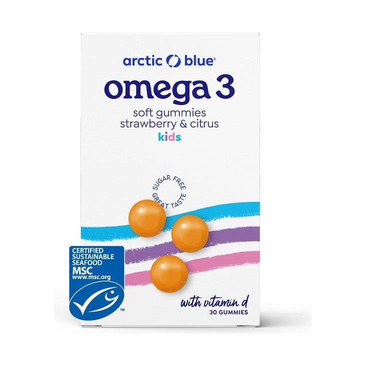 Arctic Blue - Omega-3 Kids Soft Gummies with Vitamin D