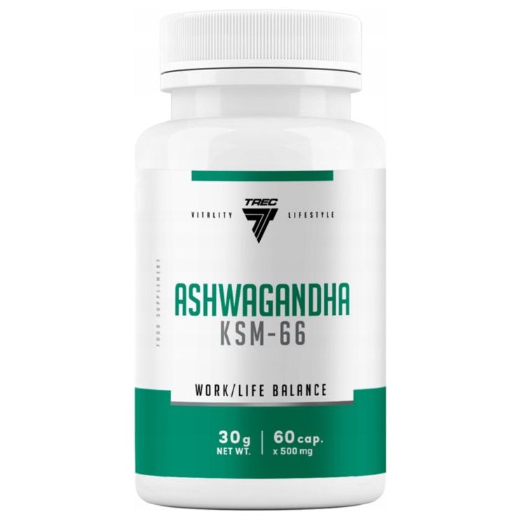 Trec Nutrition - Ashwagandha KSM-66, 500mg - 60 caps