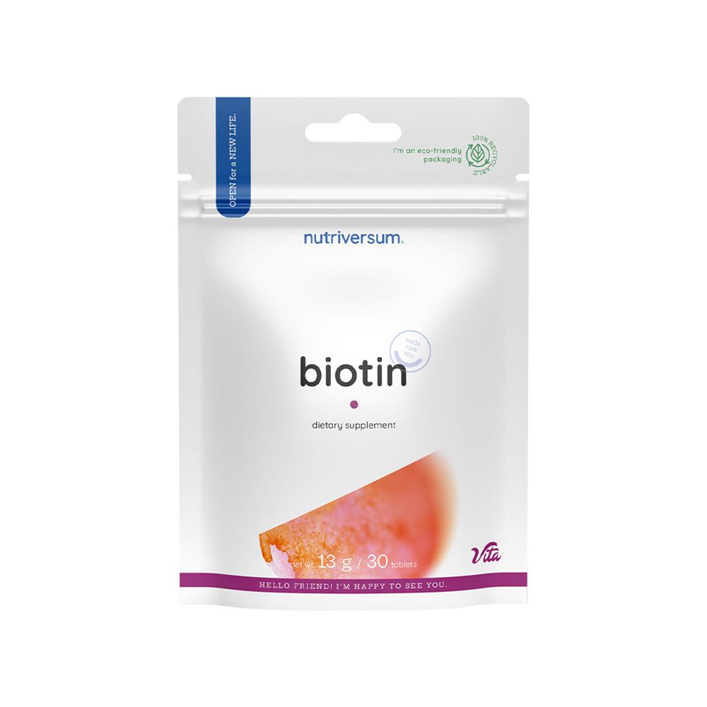 Nutriversum - Biotin - VITA - 30 Tablets