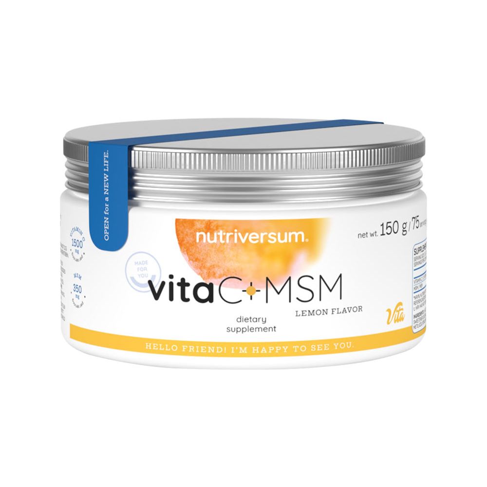 Nutriversum - Vita C+MSM - VITA - Unflavored - 150 g