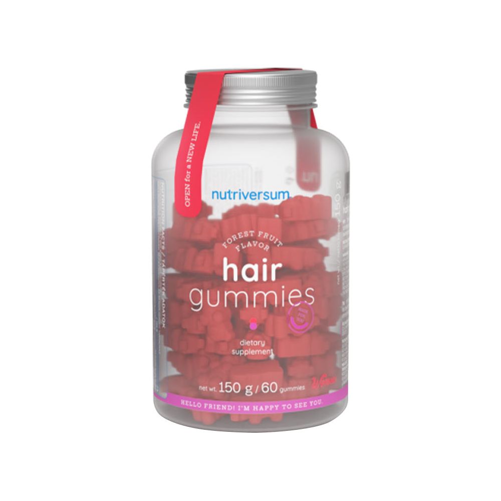 Nutriversum - Hair Gummies - WOMEN - Wild Berry - 60 Gummies