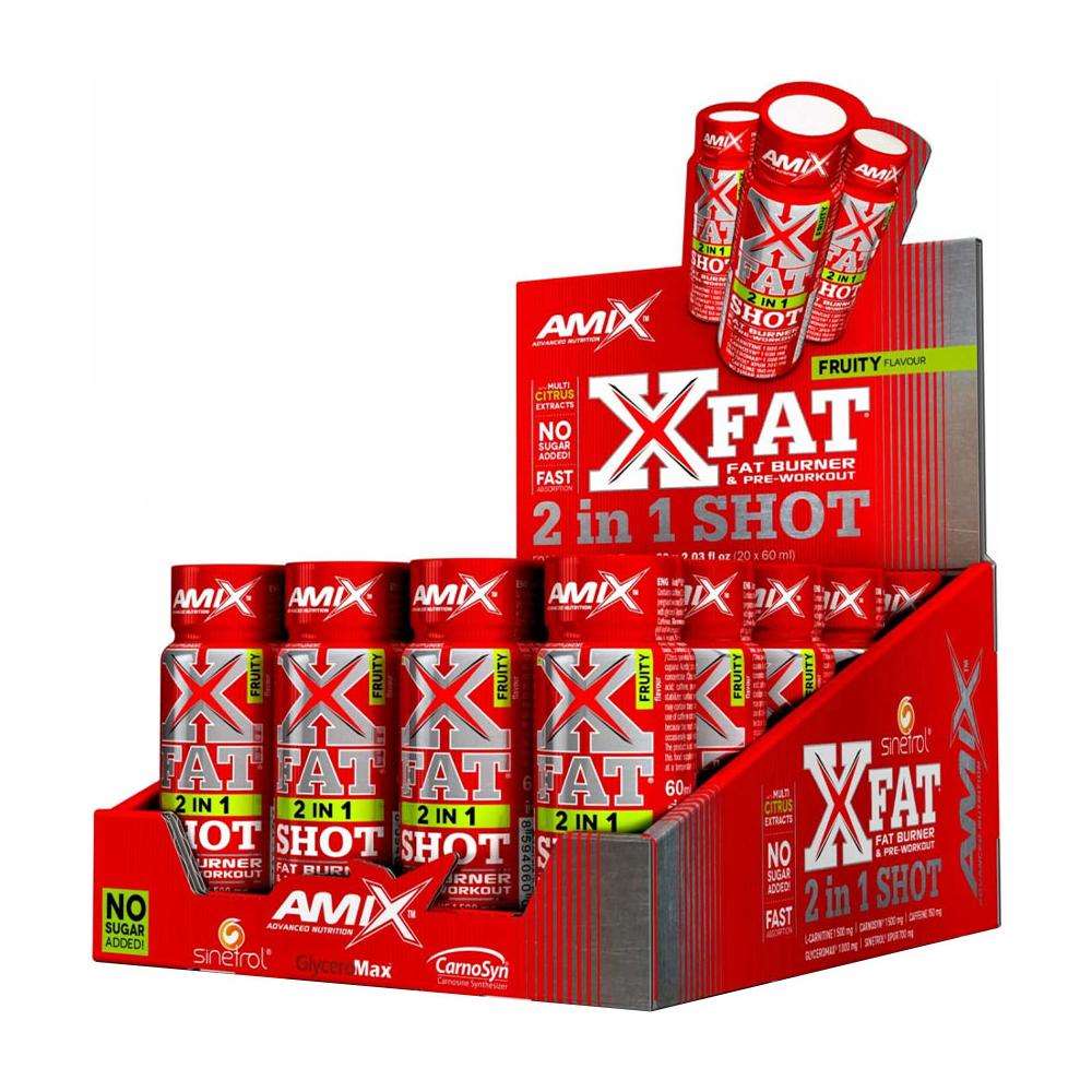 Amix - XFat 2in1 SHOT - Fruity - 20 x 60 ml