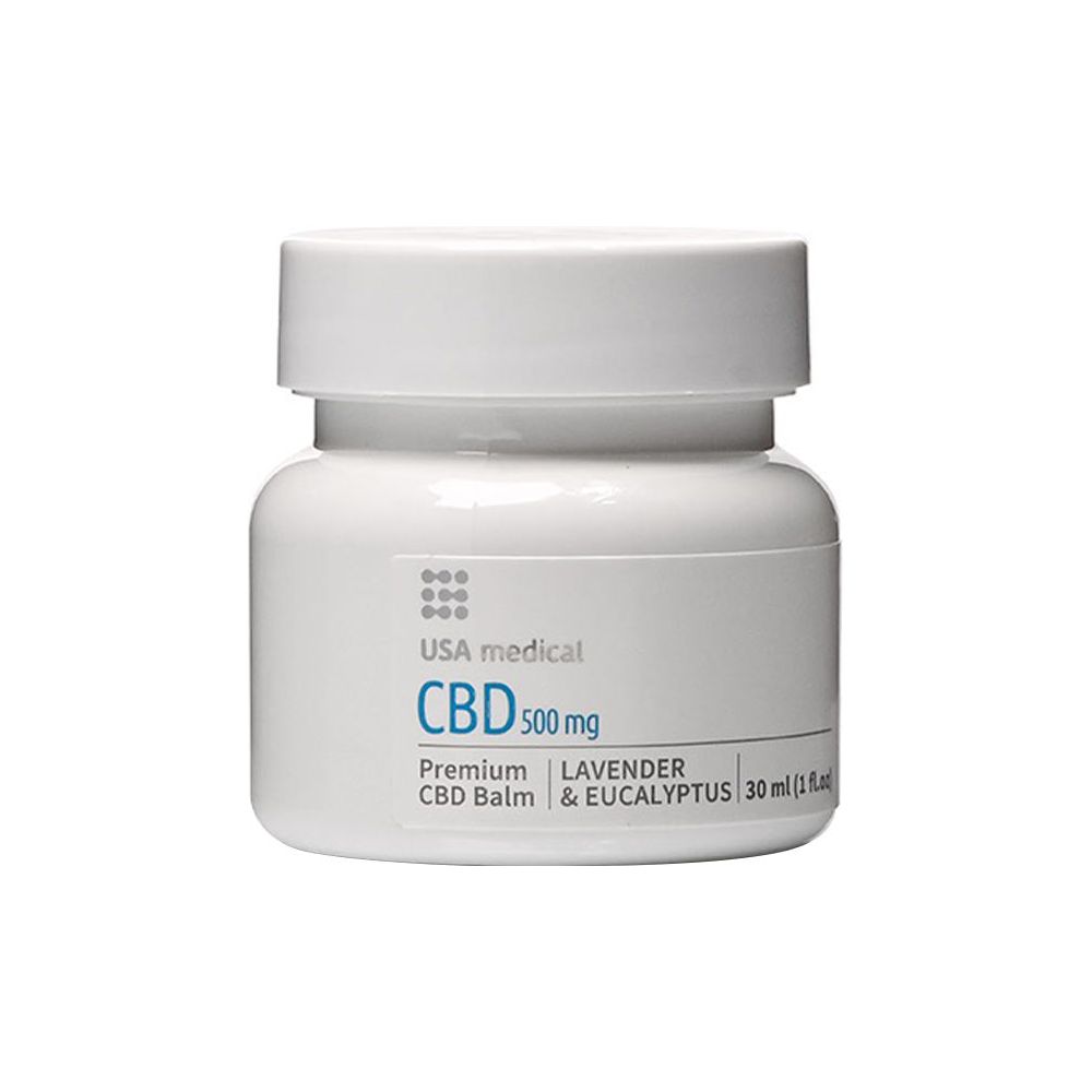 USA medical - CBD Balm 500 mg - Lavender & Eucalyptus - 30 ml