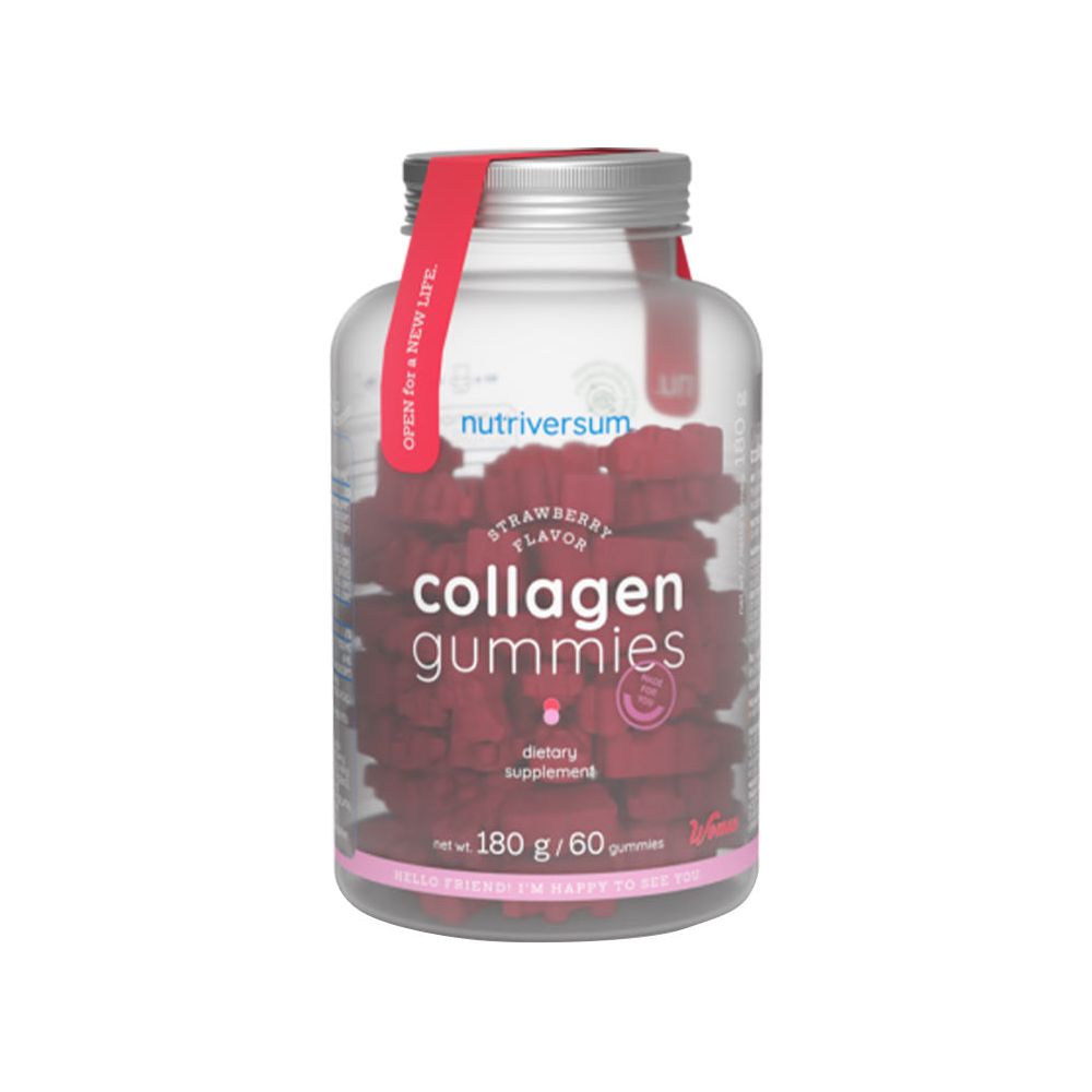 Nutriversum - Collagen Gummies - WOMAN - Strawberry - 60 Gummies