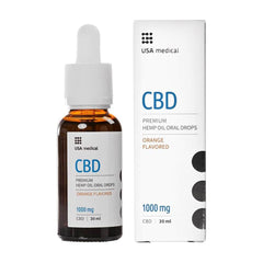 USA medical - CBD Oil 1000 mg - Orange - 30 ml