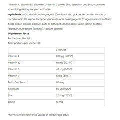 Nutriversum - Eye Complex - VITA - 30 Tablets