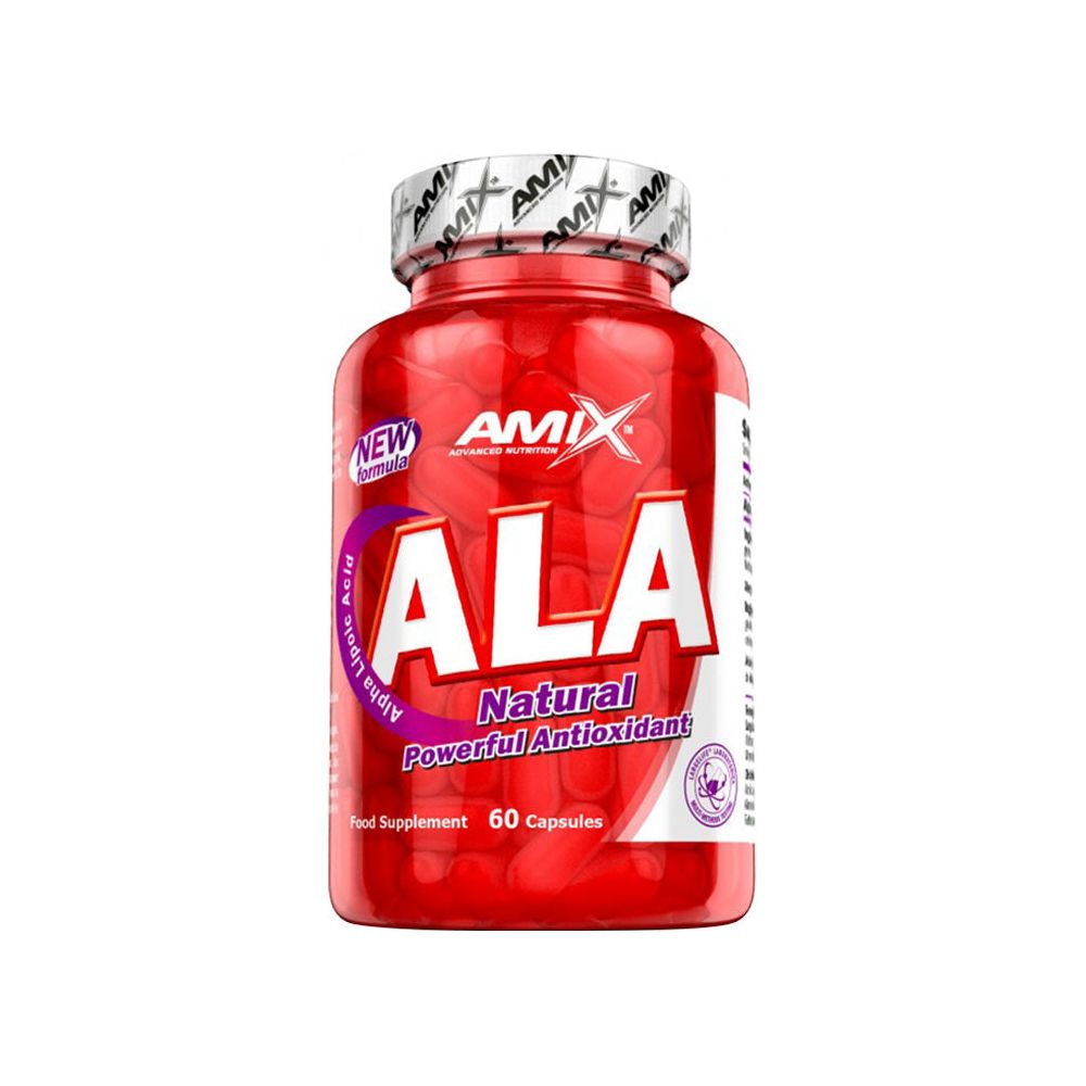 Amix - ALA - Alpha Lipoic Acid - 60 Capsules