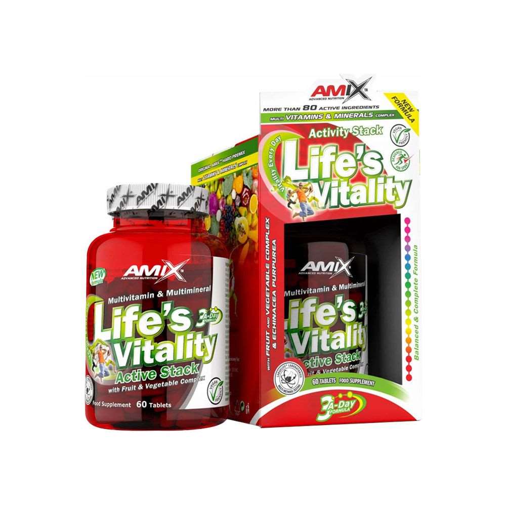 Amix - Life's Vitality Active Stack - 60 Tablets