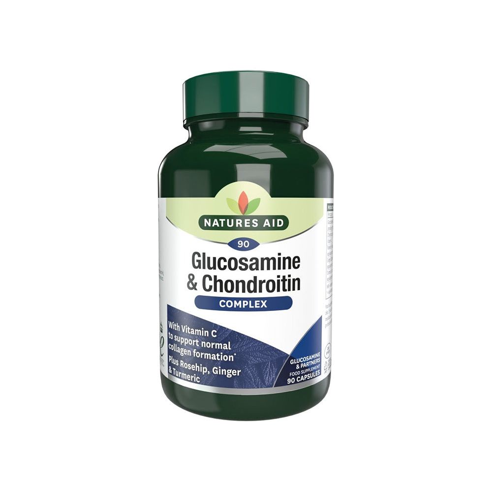 Natures Aid - Glucosamine & Chondroitin Complex - 90 Capsules