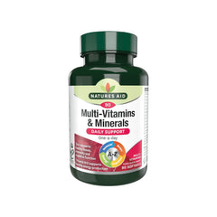 Natures Aid - Multi-Vitamins & Minerals (with Iron) - 90