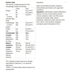 Nutriversum - Isotonic Drink - Flow - Peach Iced Tea - 700 g