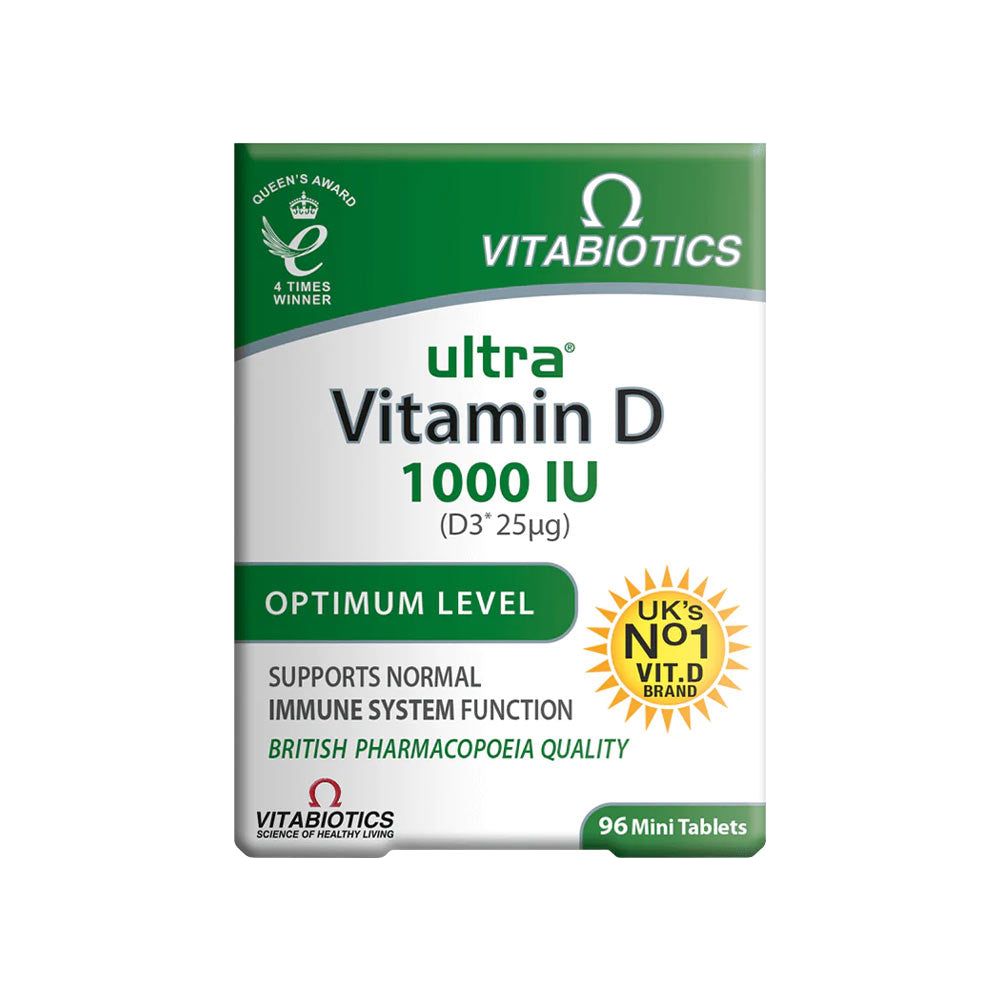 Vitabiotics - Ultra Vitamin D 1000 IU - 96 tablets