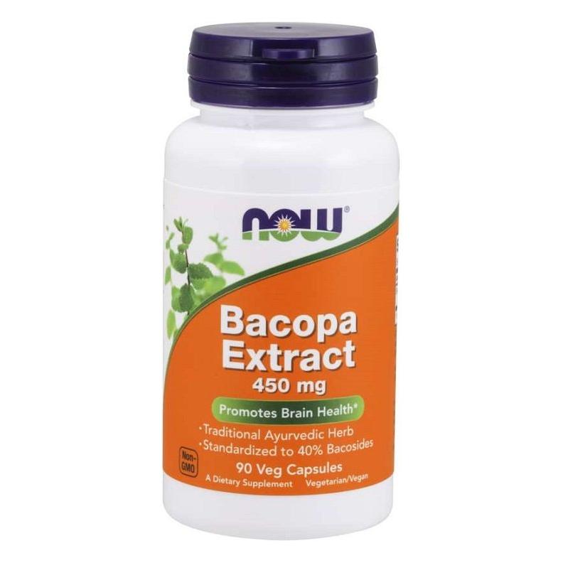 NOW Foods - Bacopa Extract, 450mg - 90 vcaps