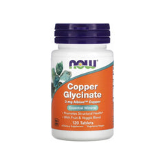 Now Foods - Copper Glycinate 3 mg - 120 Tablets