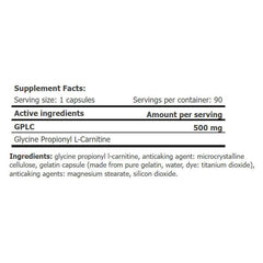 Amix - GPLC - Glycine Propionyl L-carnitine - 90 Capsules