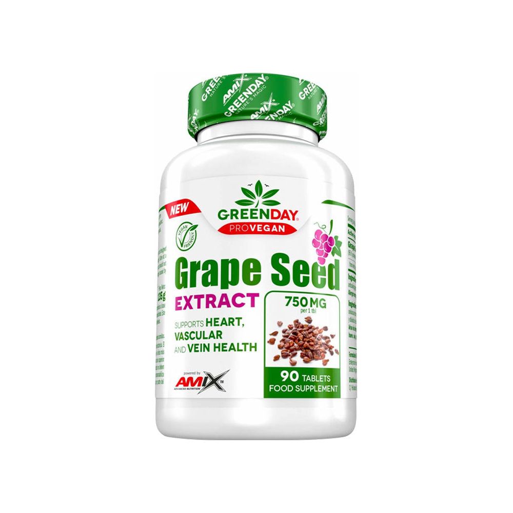 Amix - GreenDay Grape Seed Extract - 90 Tablets