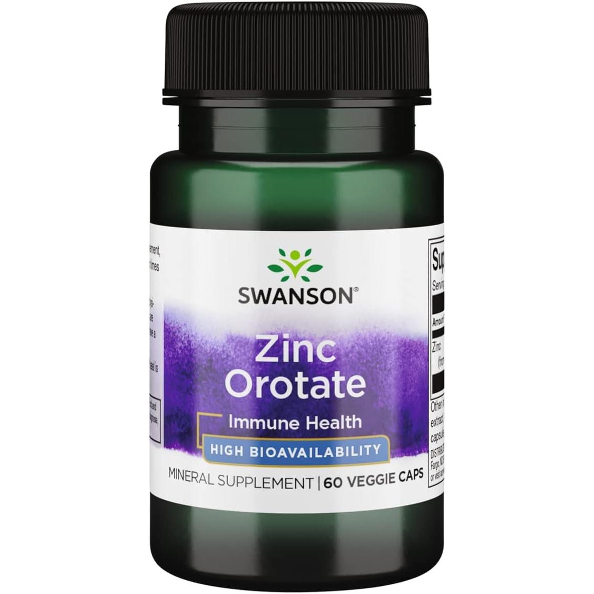 Swanson - Zinc Orotate - 60 vcaps