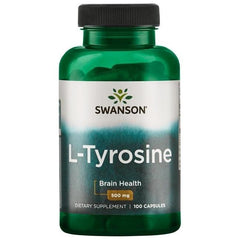 Swanson - L-Tyrosine, 500mg - 100 caps