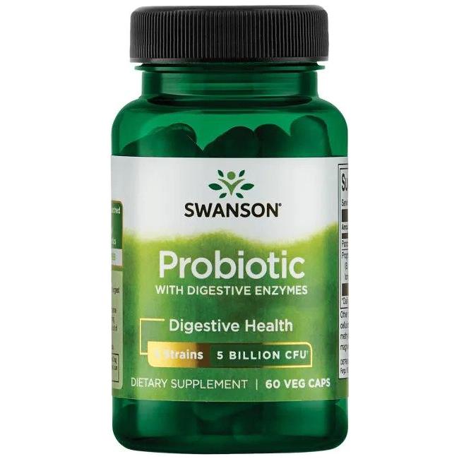 Swanson - Probiotic with Digestive Enzymes - 60 vcaps