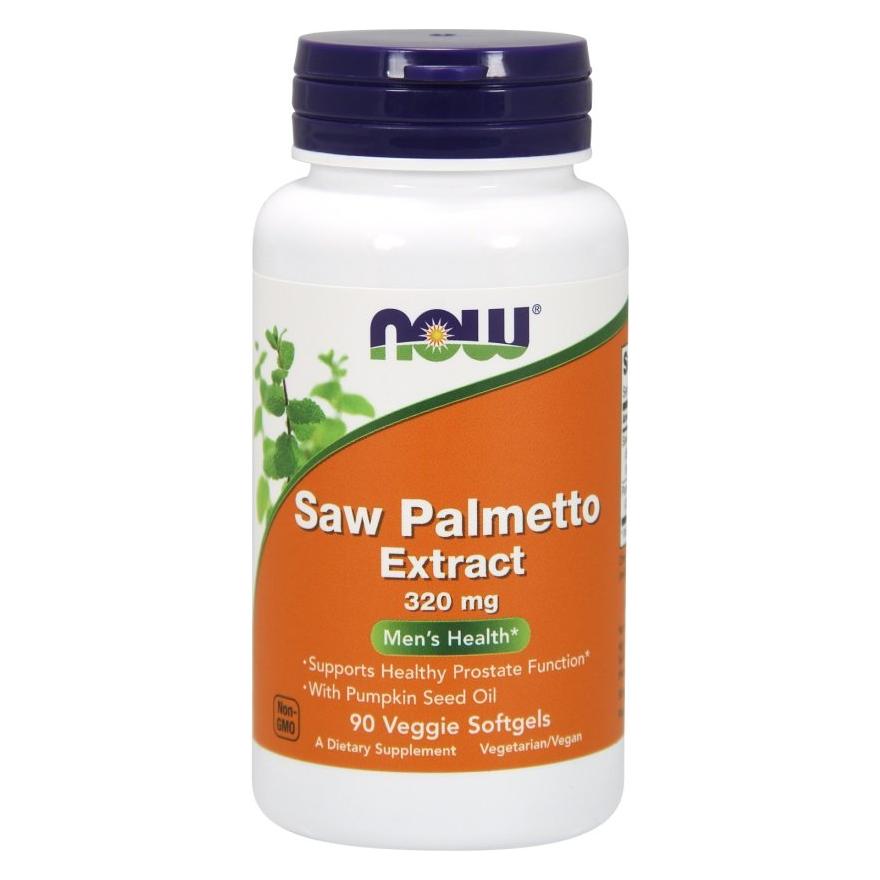 NOW Foods - Saw Palmetto Extract with Pumpkin Seed Oil, 320mg -