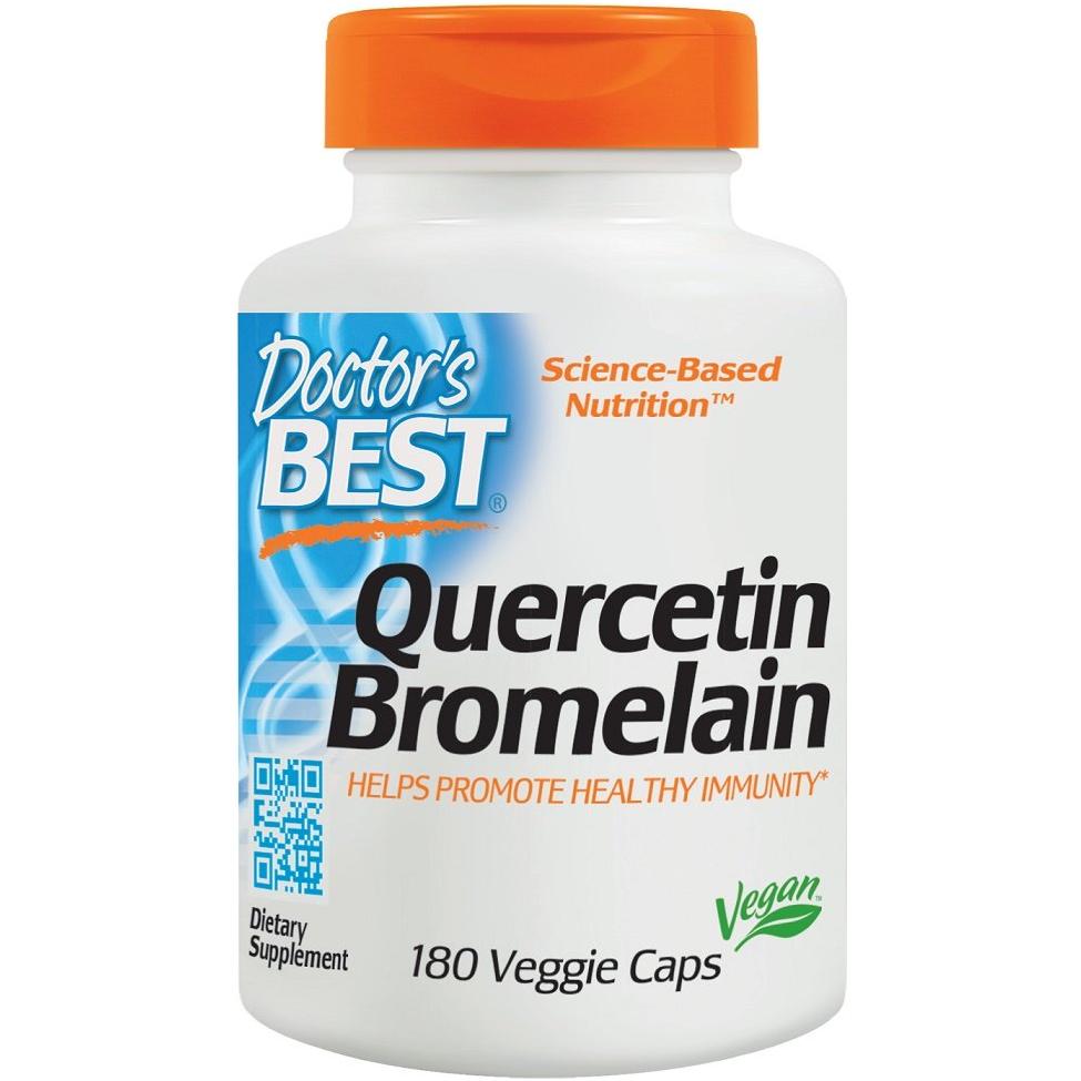 Doctor's Best - Quercetin Bromelain - 180 vcaps