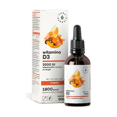 Aura Herbals - Vitamin D3, 2000 Iu Forte, Mct (50 ml)