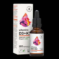 Aura Herbals - Vitamin D3, 2000 Iu + K2 (30 ml)