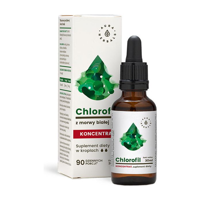 Aura Herbals - Chlorophyll From White Mulberry (30 ml)