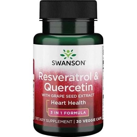 Swanson - Resveratrol & Quercetin - 30 vcaps