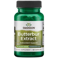 Swanson - Butterbur Extract, 75mg - 60 caps