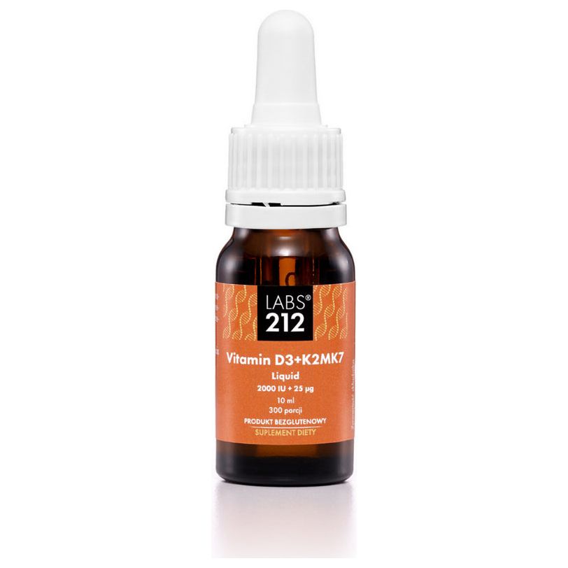 Labs212 - Vitamin D3 + K2Mk7 Liquid (10 ml)