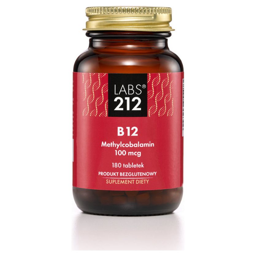 Labs212 - B12 Methylcobalamin, 100 Mcg (180 Tabs)