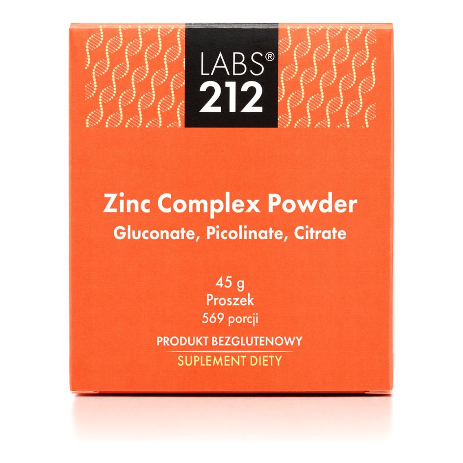 Labs212 - Zinc Complex Powder - Gluconate, Picolinate, Citrate