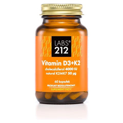 Labs212 - Vitamin D3, 4000 Iu, 100 Mcg + K2 (60 Caps)