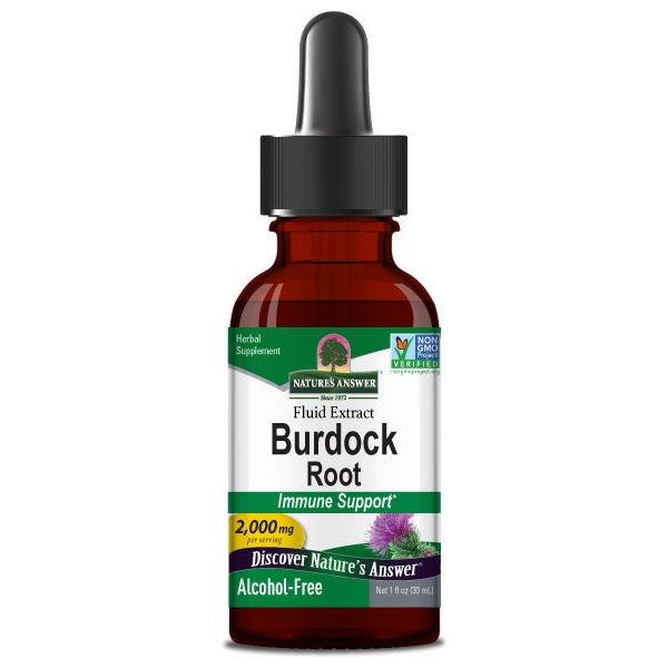 Nature's Answer - Burdock, Alcohol-Free, 2000 Mg (30 ml)