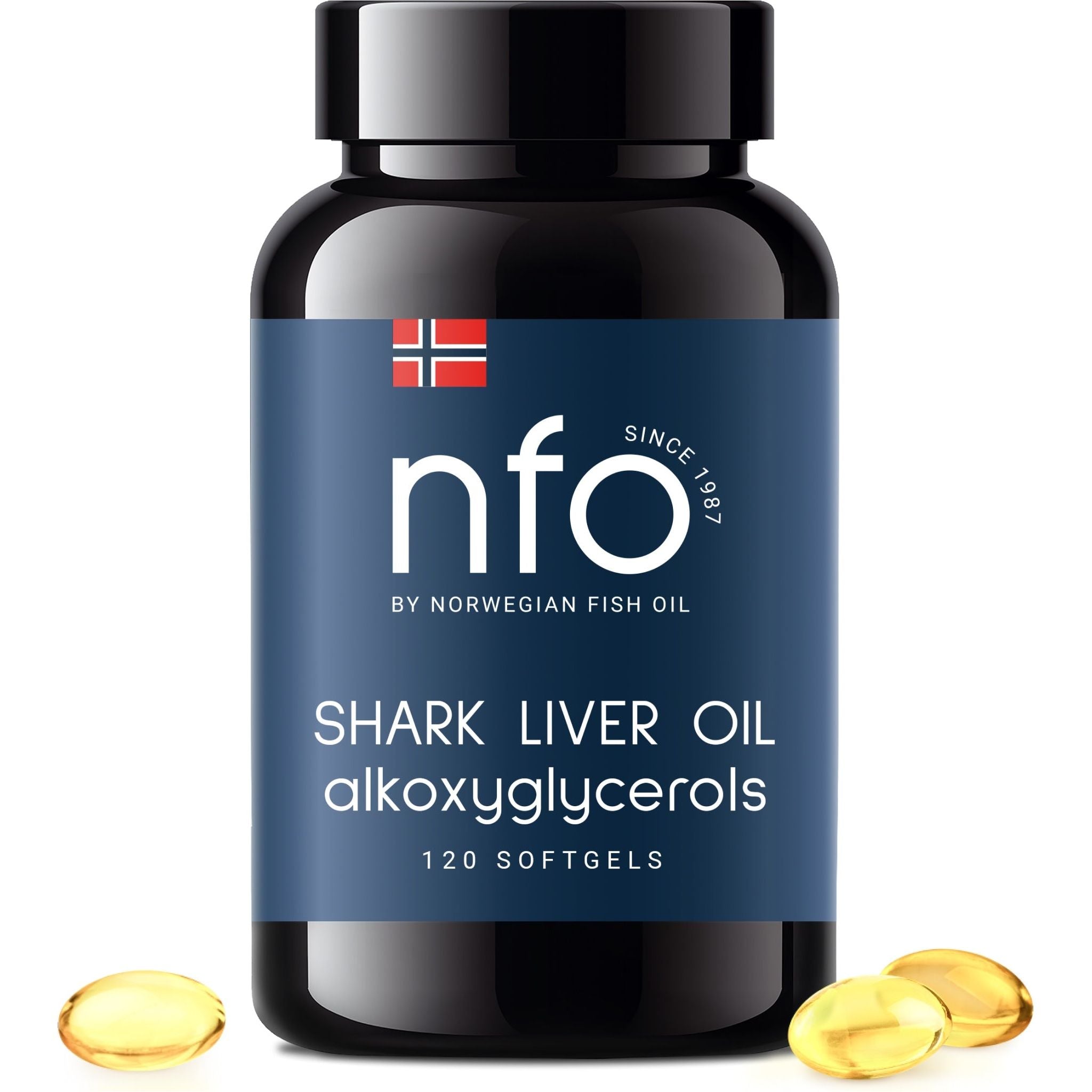 NFO - Omega-3 Shark Liver Oil (120 Caps)