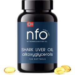 NFO - Omega-3 Shark Liver Oil (120 Caps)