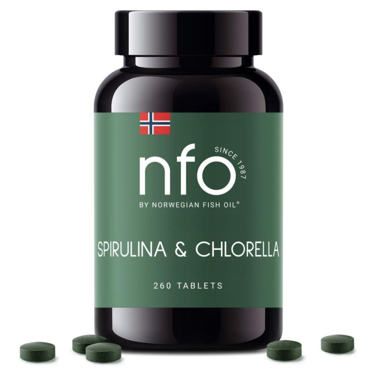 NFO - Spirulina & Chlorella (260 Tabs)