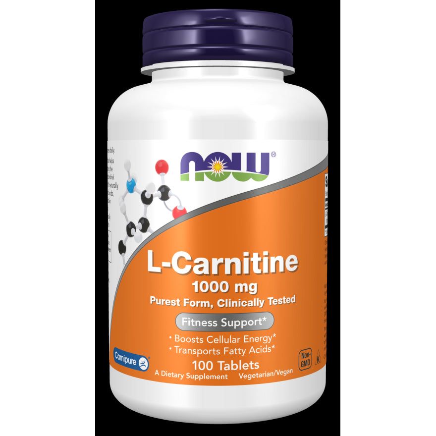 NOW Foods - L-Carnitine - 1000Mg (100 Tabs.