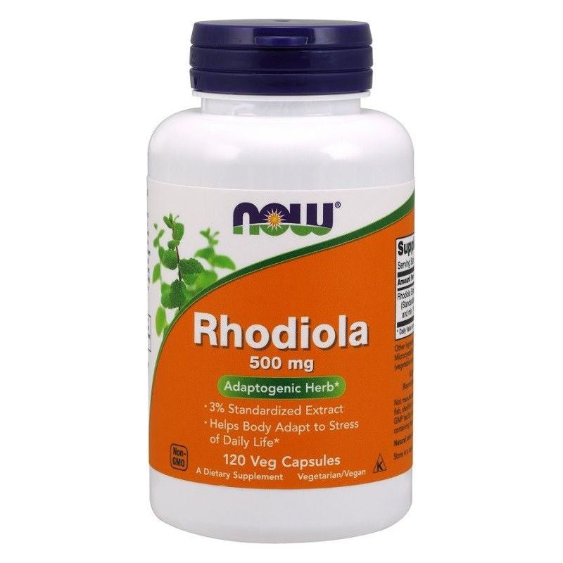 NOW Foods - Rhodiola Rosea - 500 Mg (120 caps.