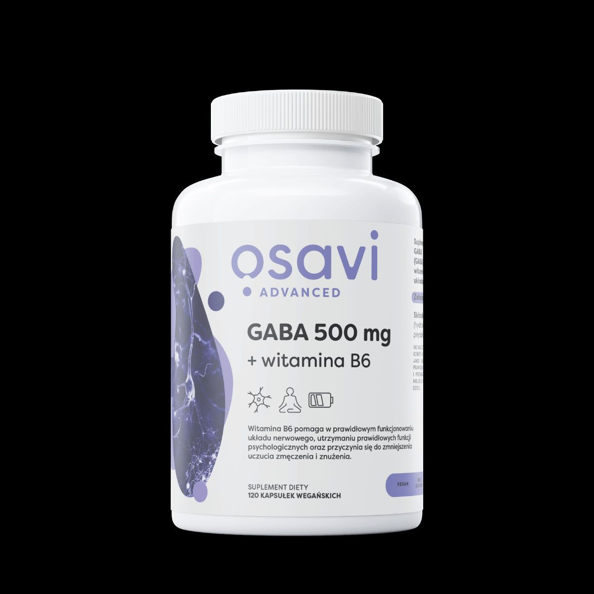 Osavi - Gaba 500 Mg + Vitamin B6 (120 Vcaps)