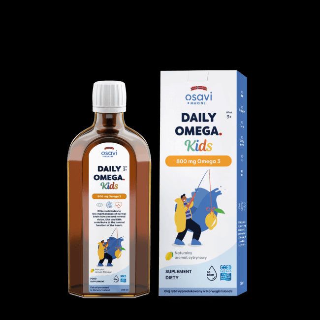 Osavi - Daily Omega For Kids, 800 Mg - Lemon Flavor (250 ml)