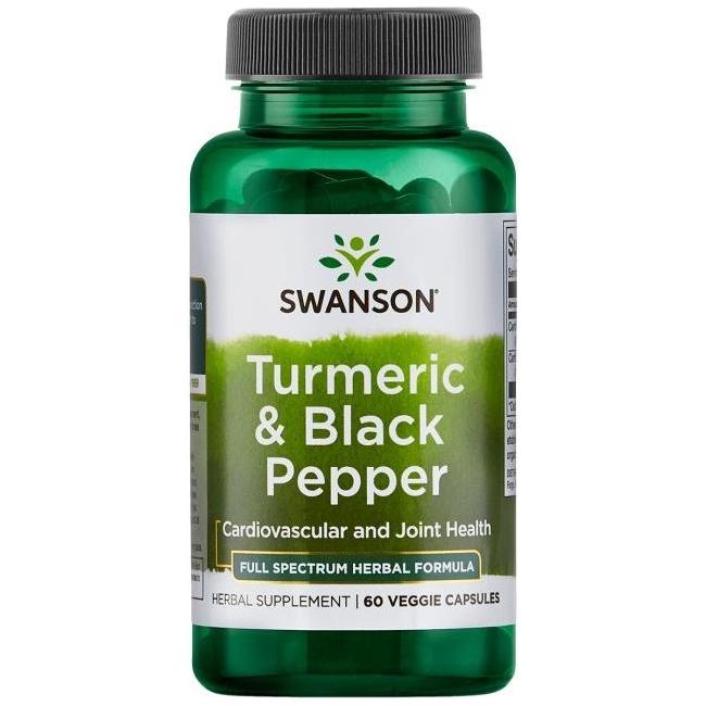 Swanson - Turmeric & Black Pepper - 60 vcaps