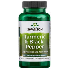 Swanson - Turmeric & Black Pepper - 60 vcaps