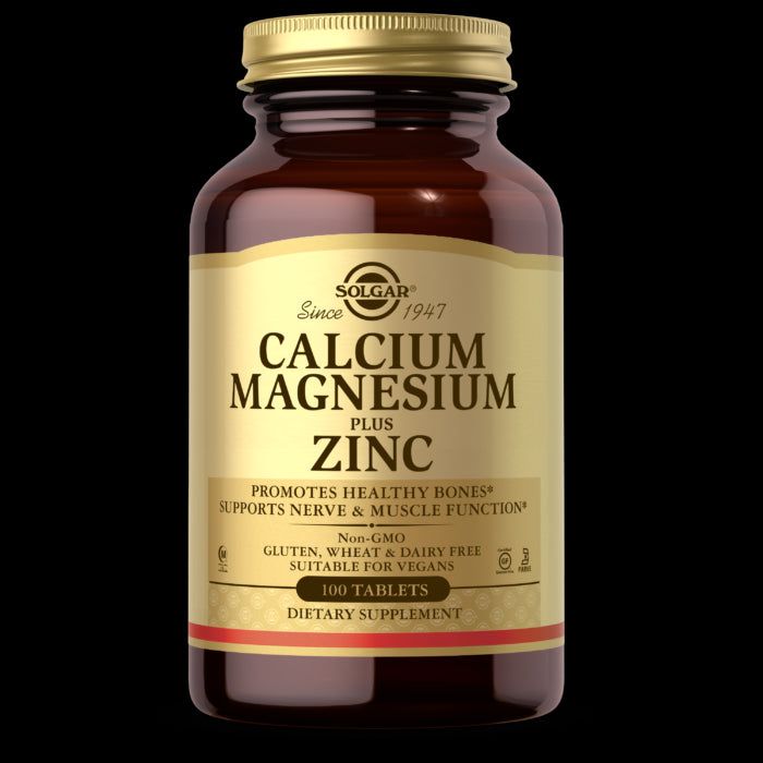 Solgar - Calcium Magnesium Plus Zinc (100 Tabs)