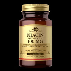 Solgar - Niacin (Vitamin B3), 100 Mg (100 Tabs)