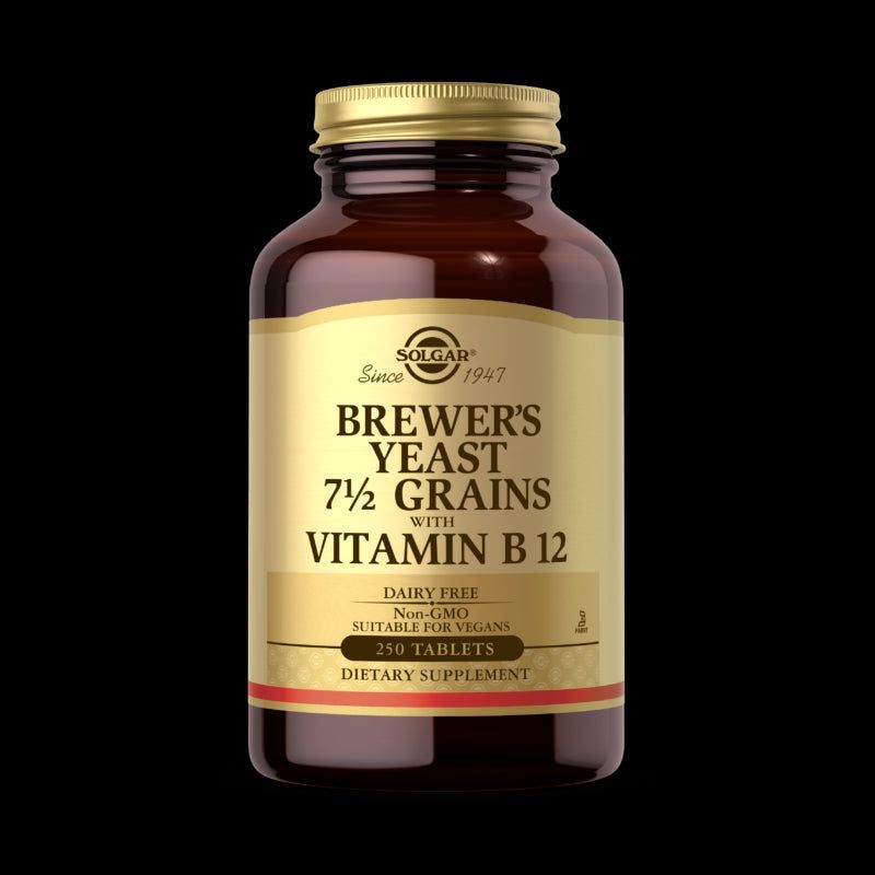 Solgar - Brewer'S Yeast 7 1/2 Grains With Vitamin B12 (250 Tabs)